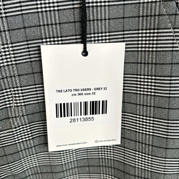 ✨ Icon Lato Trousers in Grey - Size 32, Inseam 29” - Picture 3 of 5